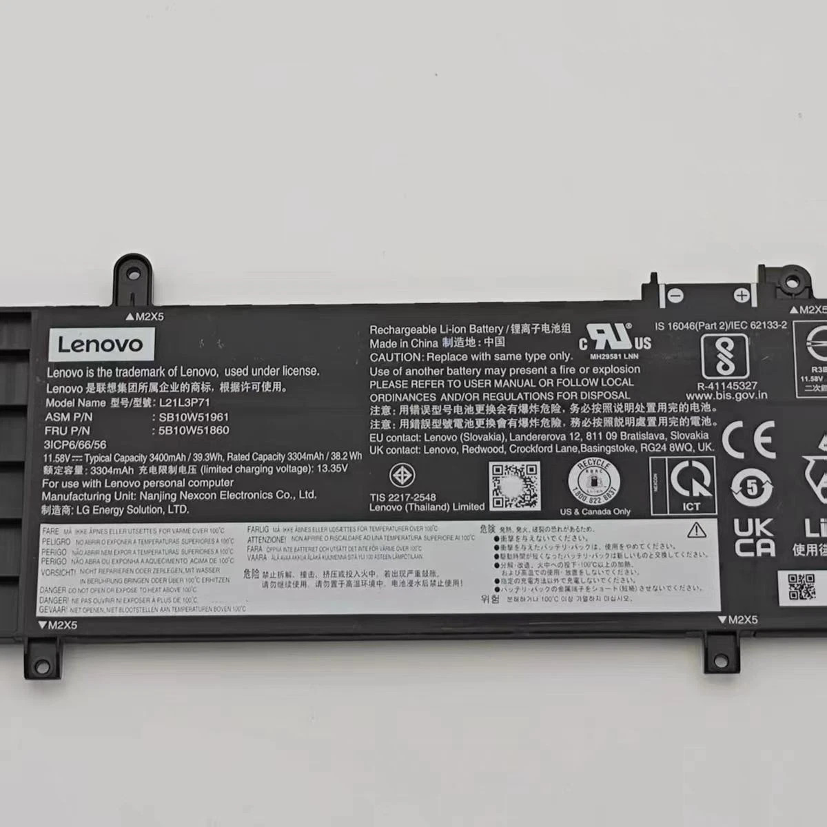 OEM Genuine L21L3P71 battery For Lenovo ThinkPad T14 Gen 3 T14 Gen 4 P14s Gen 3