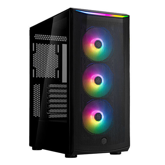 Silverstone FA512Z-BG FARA 512Z ARGB Fan/ARGB Strip TG (Tempered Glass) Case