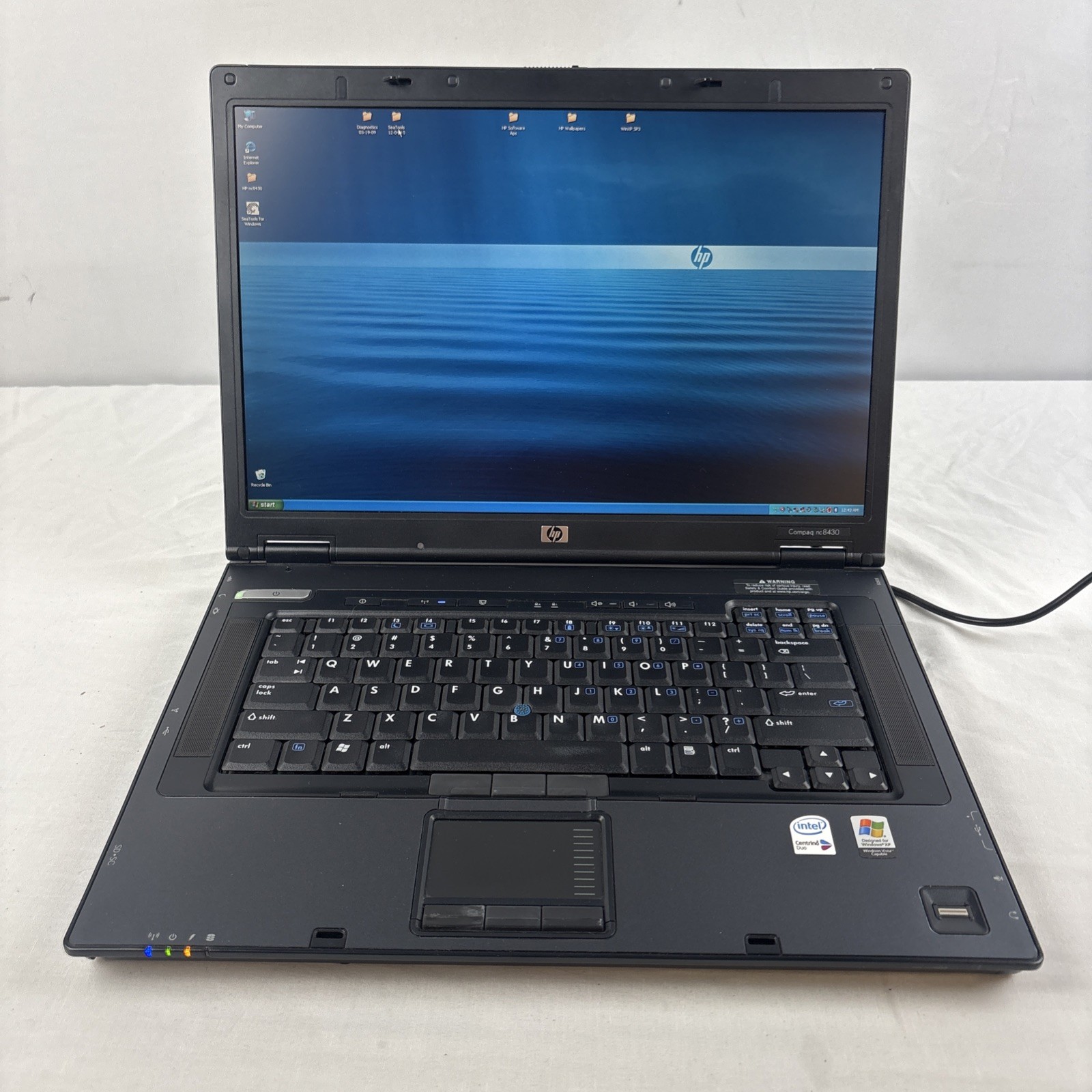 HP Compaq Nc8430 Intel T2500 2.00GHz Ram 2.00GB HDD 74.5GB Windows XP w/ Charger