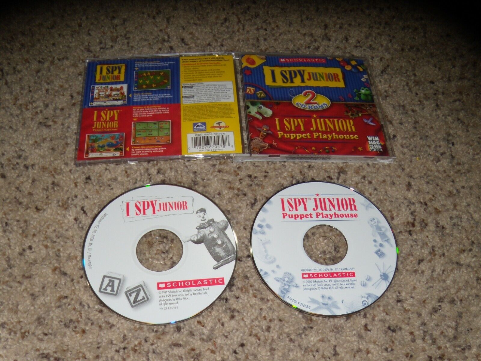 I Spy Junior & I Spy Junior Puppet Playhouse (PC, 2000) Near Mint