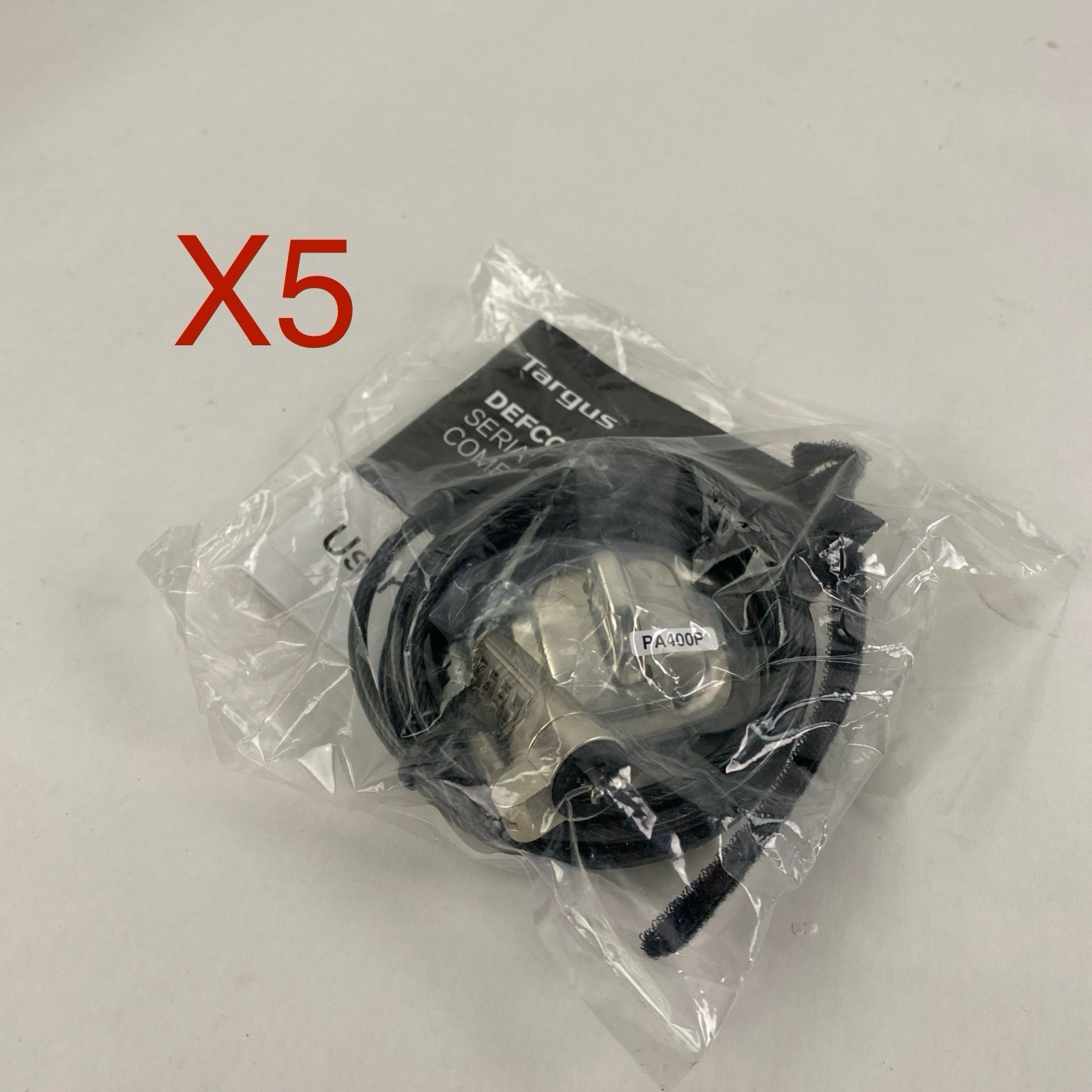 Targus 60 Defcon Mini Combo Cable Lock Lot of 5