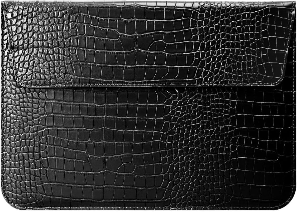 13 Inch Crocodile Pattern Laptop Sleeve Case with Stand for MacBook Neo 13 inch