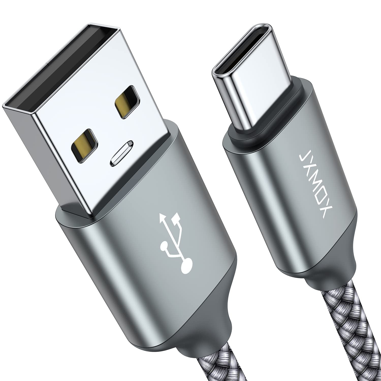 USB Type C Cable,USB A to C 3A Fast Charging (3.3ft 2-Pack) 3.3ft, Grey