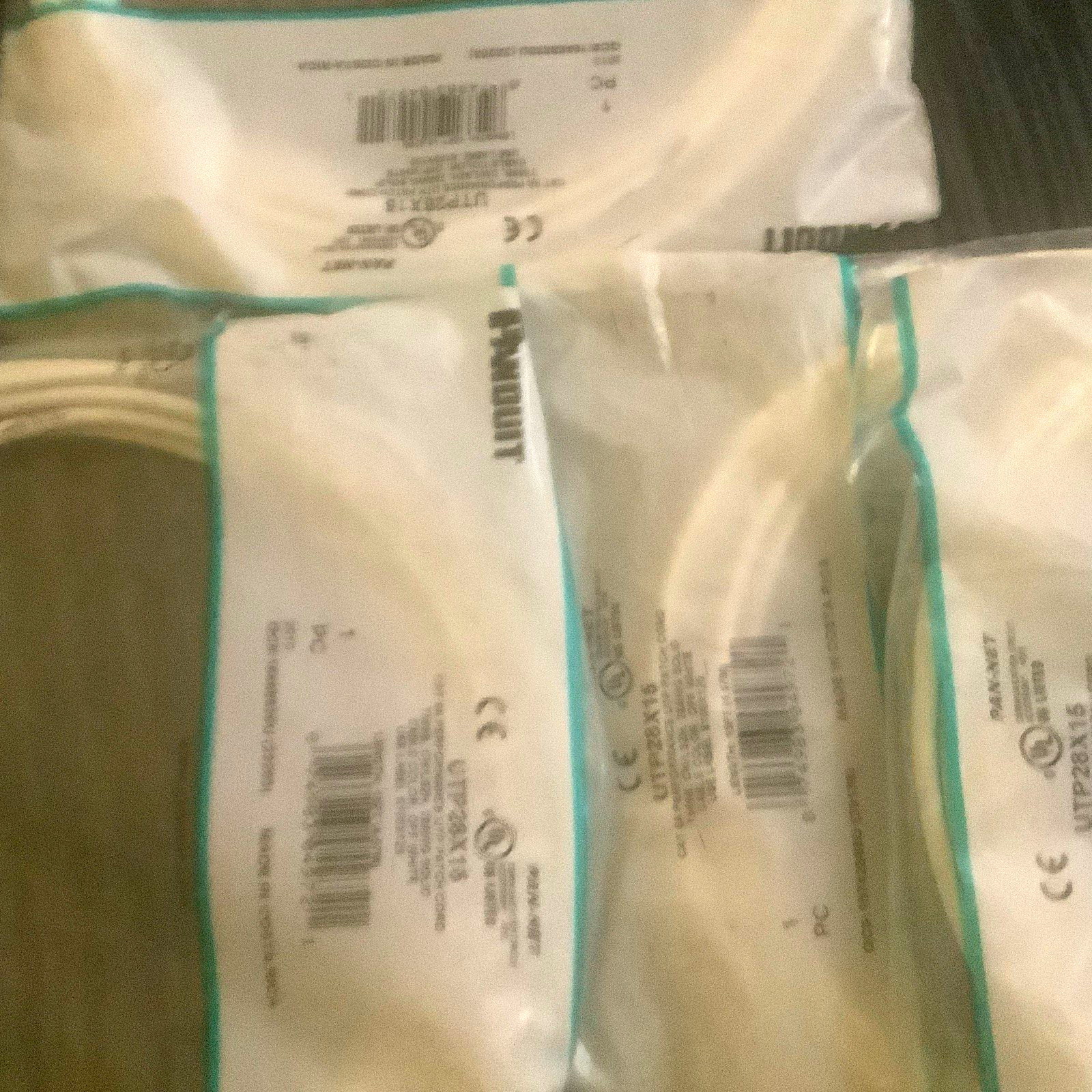 Panduit UTP28X15 Cat6 UTP RJ-45 Male Patch Cable 15 ft White Round