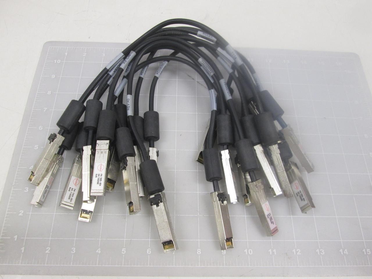 LOT OF 11 MOLEX 73929-0024 FIBER OPTIC INTERCONNECT CABLE T64229