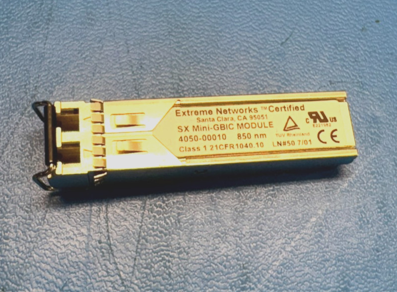 Extreme Networks 10051 4050-00010 1000Base-SR  SFP 850nm Module