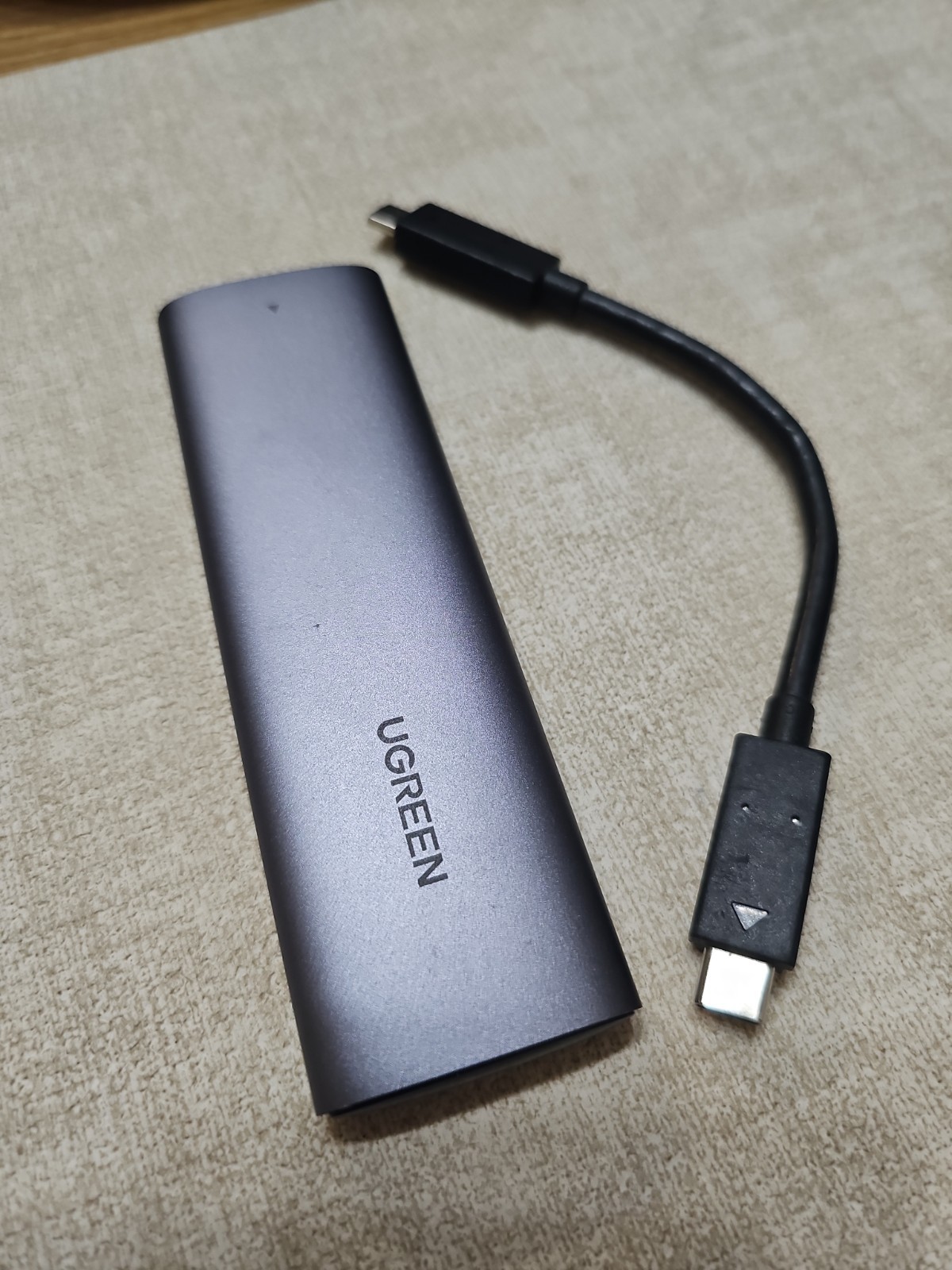 UGREEN SSD Enclosure, Tool-Free USB C External, 10Gbps M.2 Nvme
