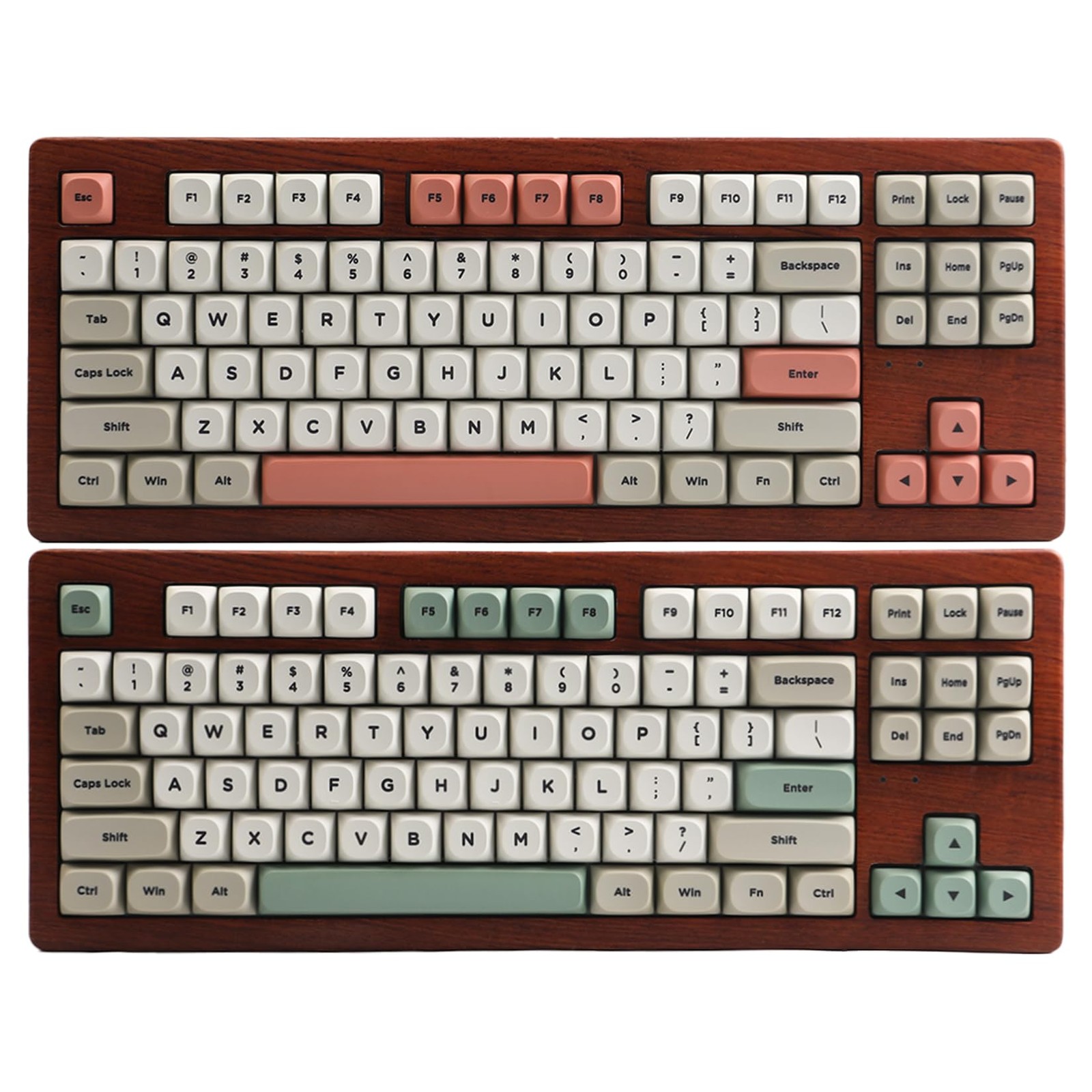 142 PCS Retro 9009 MA Profile Keycaps PBT Dye Sub Fits 60/65/75 Percent MX