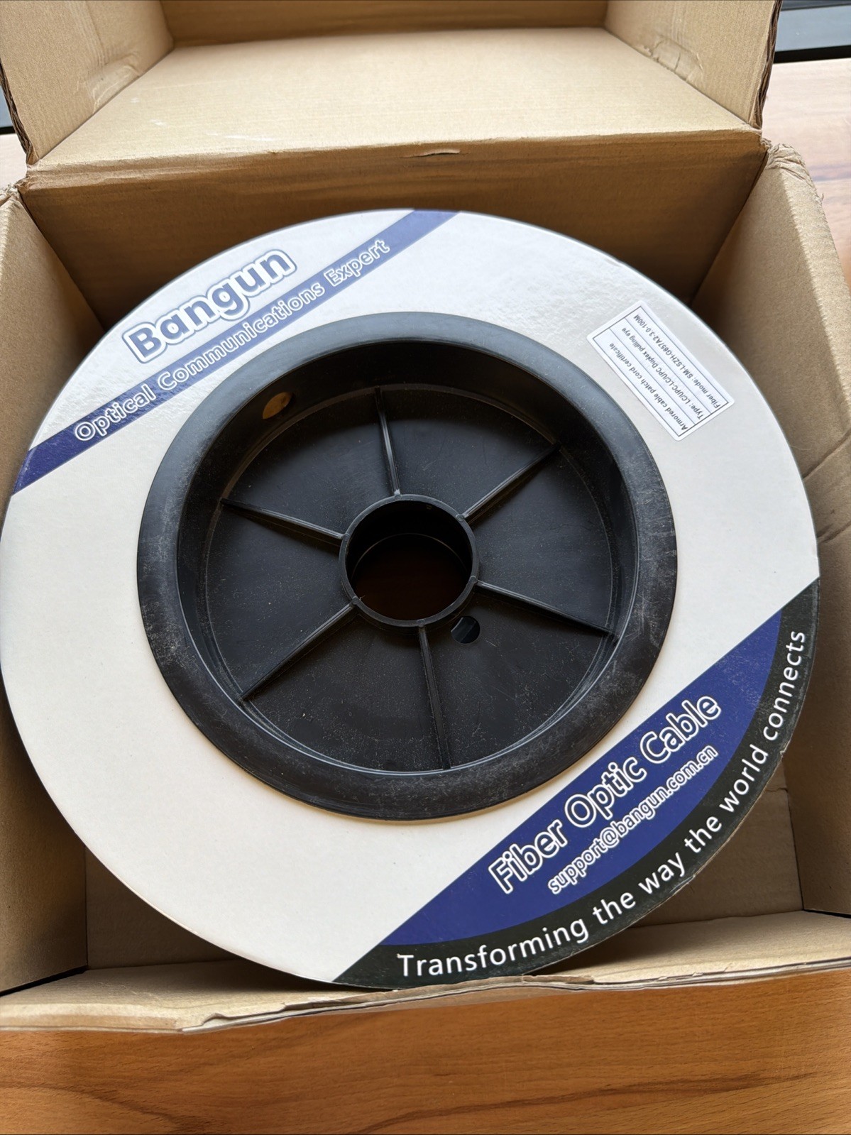 100M Armored Cable LC-LC UPC SM-LSZH-G657A2-3.0 black Fiber Optic Patch Cord GC2