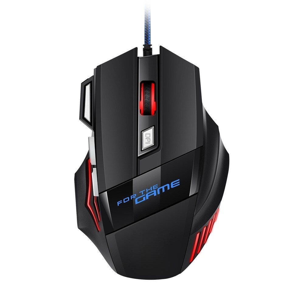 Hyperspeed USB Gaming Mouse RGB Backlit Ergonomic Game Mice 7D Esports Wired Mou