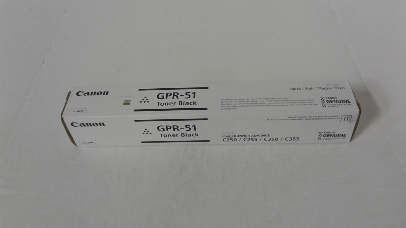 Canon Toner Ctg GPR-51, Black 8516B003AA for Canon imageRunner ADVANCE C250i