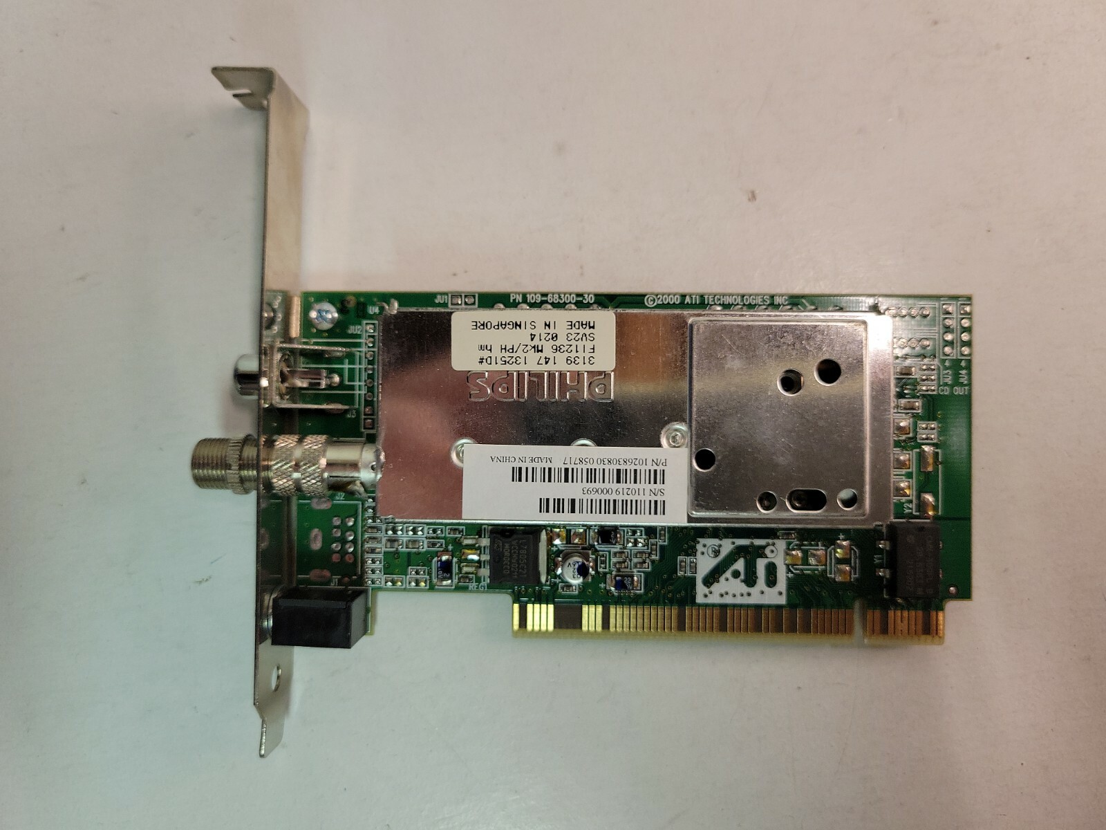 ATI TECHNOLOGIES-ATI TV TUNER CARD 109-68300-30