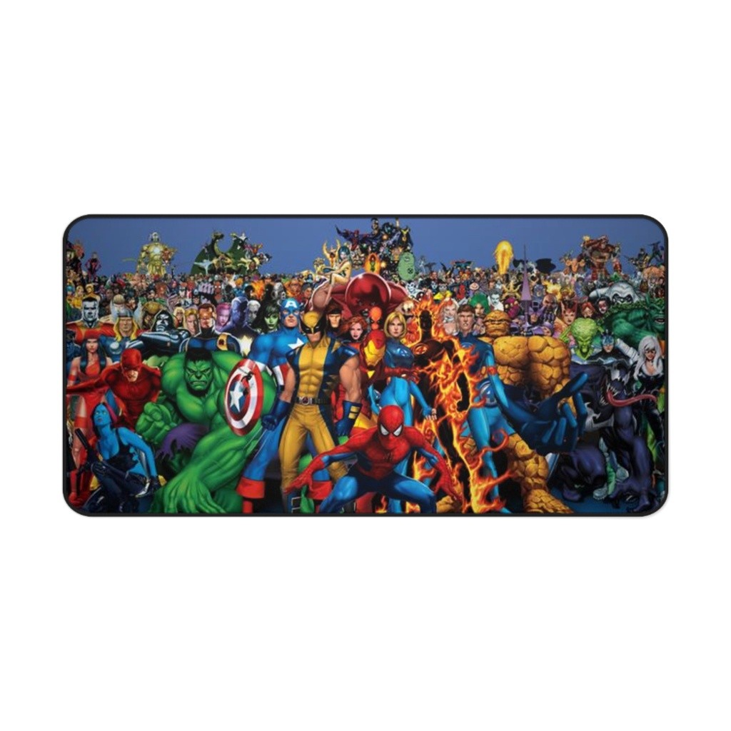 Marvel Universe Characters Group Gaming Mouse Pad Desk Mats