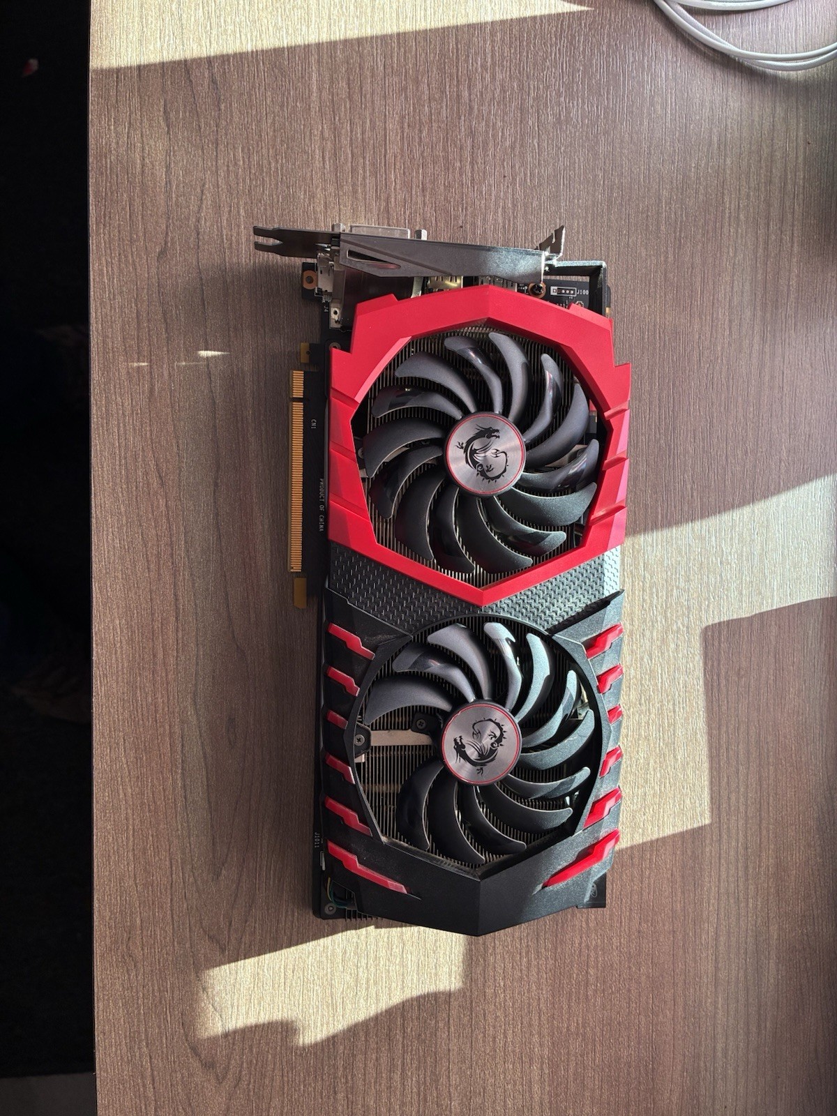 FOR PARTS MSI GeForce GTX 1070 Gaming X 8GB Graphics Card UNTESTED