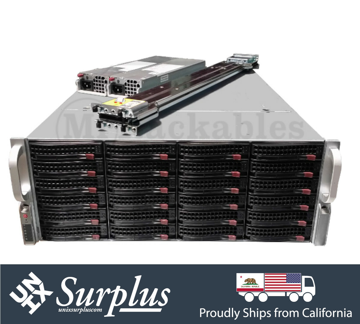 Custom Server 4U 36 Bay TRUNAS SAS3 Xeon 36 Cores NO RAM  2x PSU-SQ    A