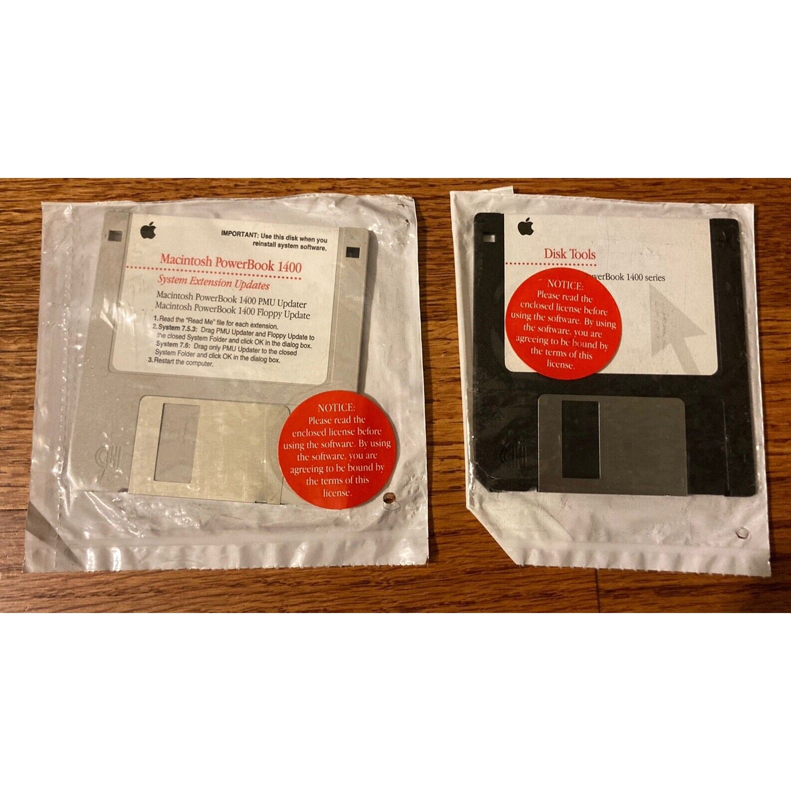Macintosh PowerBook 1400 Disk Tools & System Extension Updates. New and Sealed