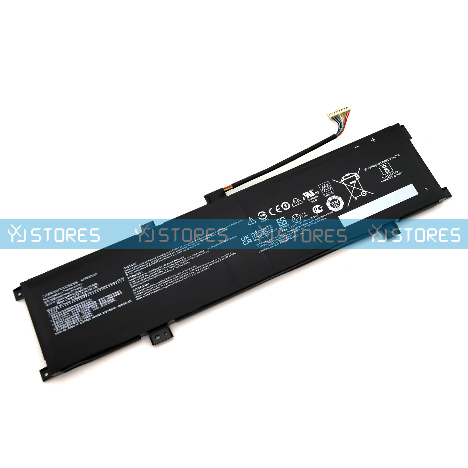 Genuine BTY-M55 OEM Battery for Msi Crosshair 15 B12UEZ B12UEZ B12UGSZ B12UGZ