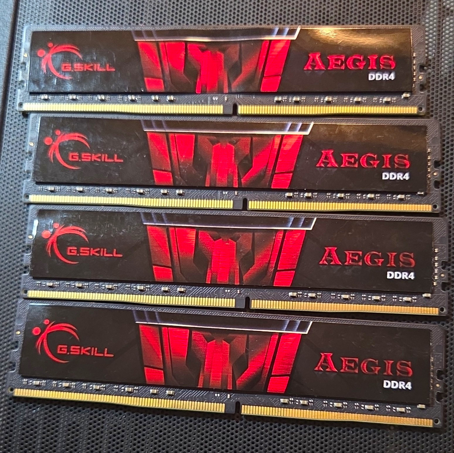 G.SKILL Aegis 64GB DDR4 Ram. Tested And Working. VERY lightly used. 16GB sticks.