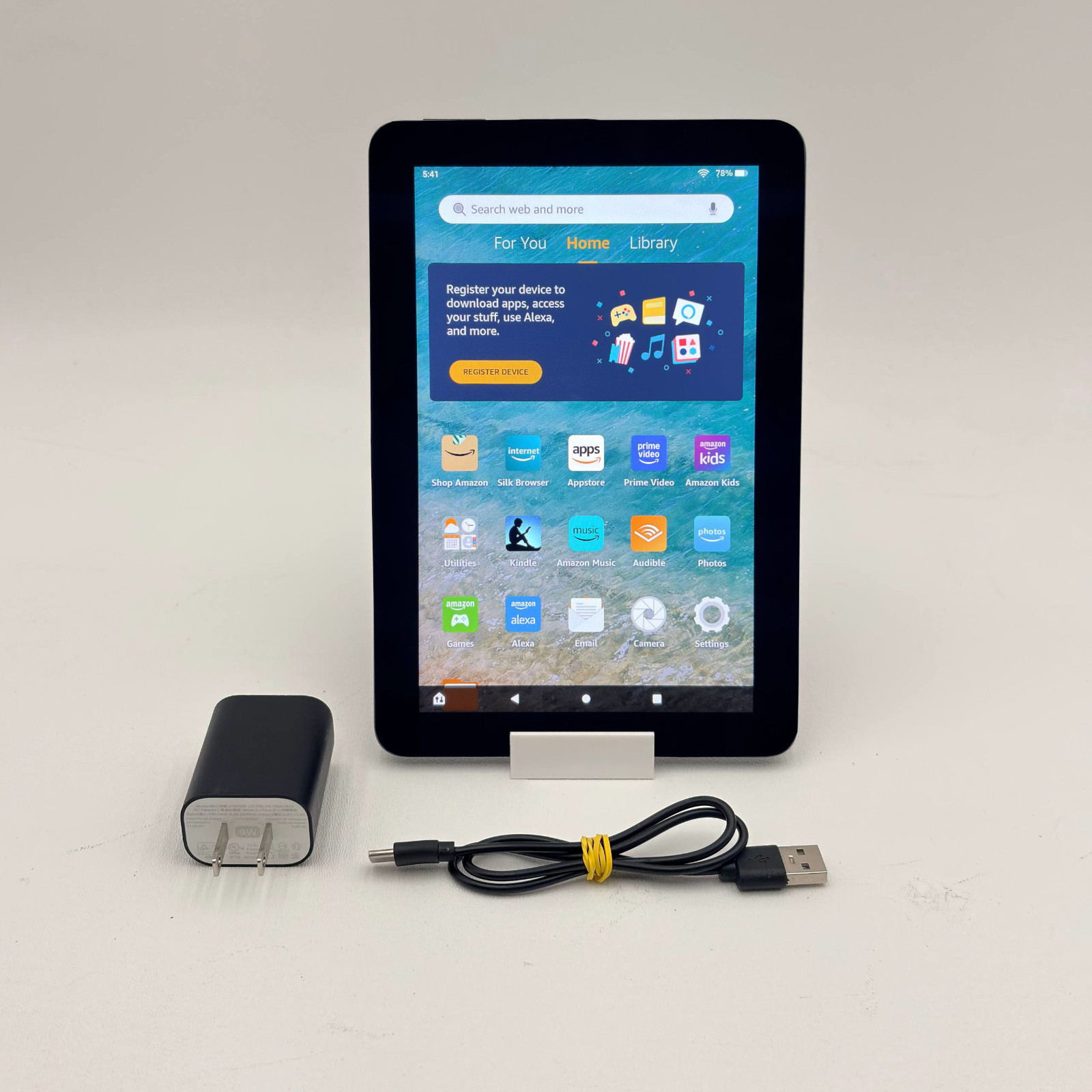 Amazon Fire HD 8 Plus 10th Gen 32GB Tablet w 32GB SD Card 64GB Total w Bundle