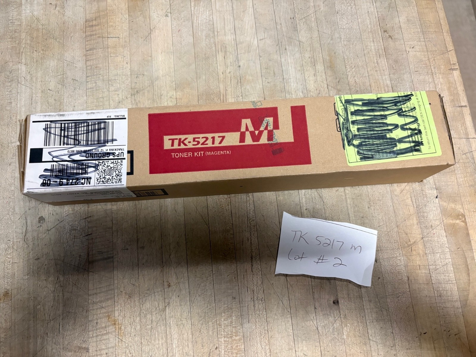 1 Genuine Kyocera  TK-5217 M Toner Magenta  NEW  TK-5217 Lot #2