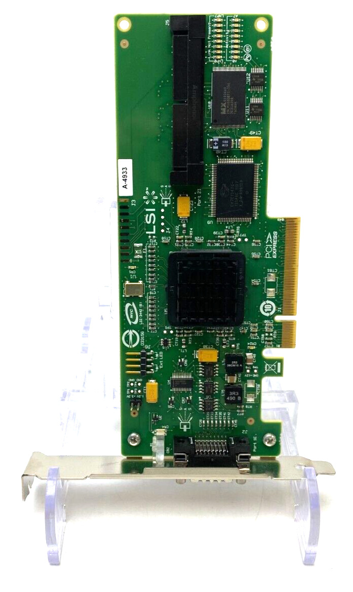 GENUINE HP LSI LOGIC SAS3442E-HP 3Gb/s PCI-E SAS HBA CARD 416155-001