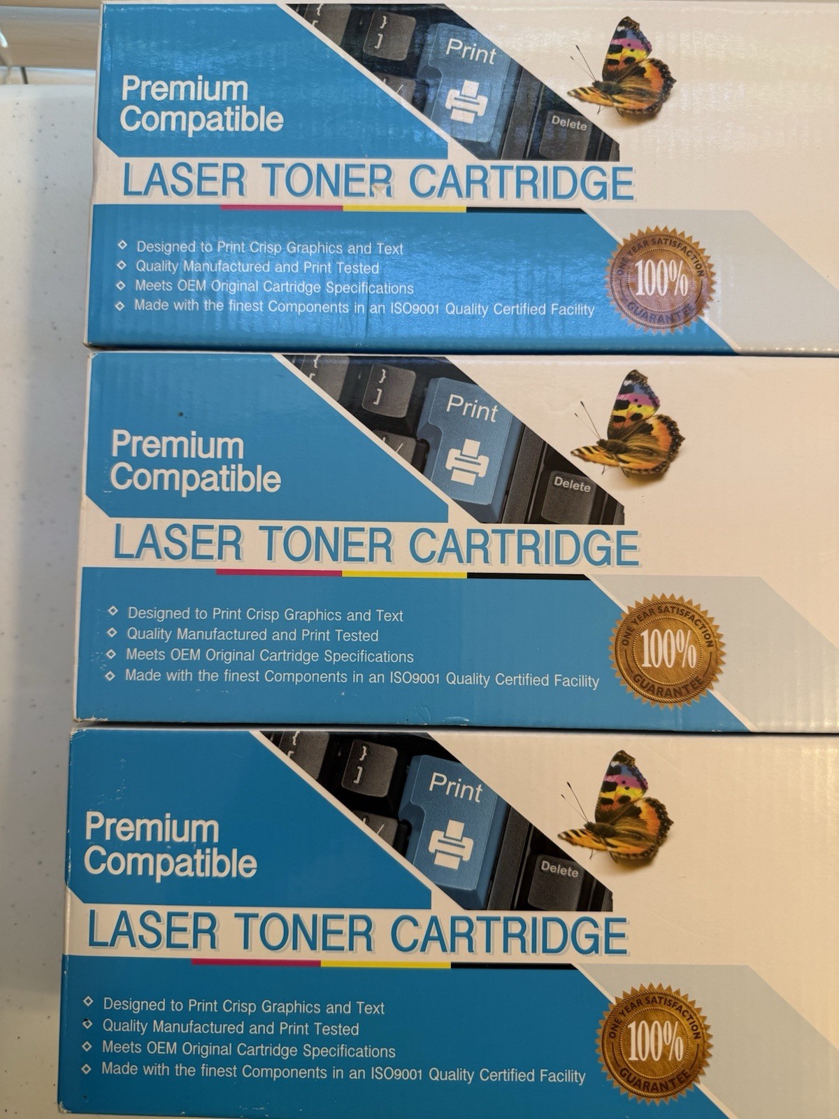 Concord Brand Premium Compatible Brother TN-225 Toner Cartridges X 3 Brand New 