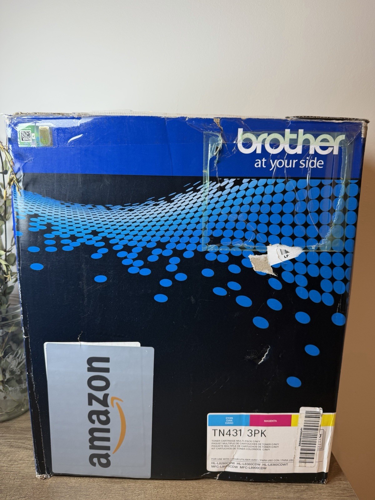 NEW GENUINE - BROTHER TN431 3-PACK CMY COLOR TONER - TN4313PK - SEALED BAGS