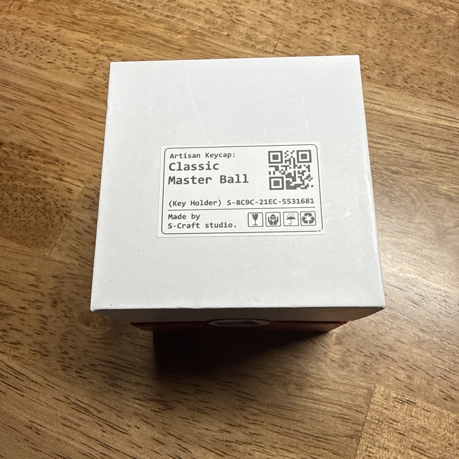 Sealed  S-Craft  MASTER BALL Artisan Pokemon Keycap Holder