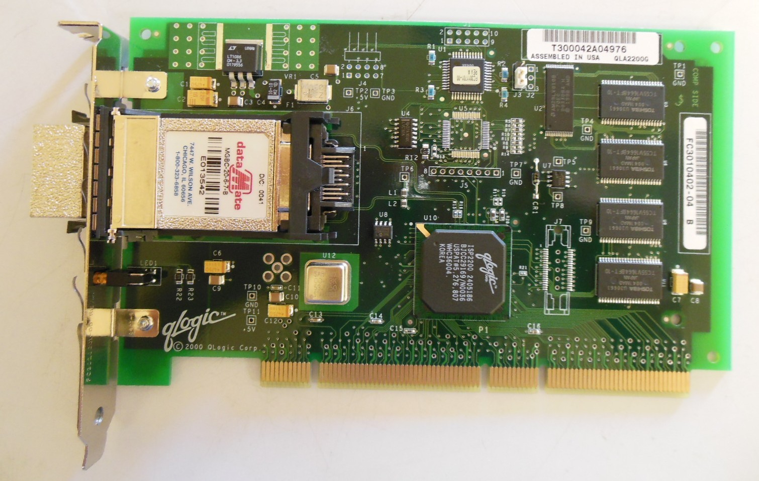 NetApp X2040B 111-01398 FC-AL 64Bit Copper Qlogic QLA2200G 