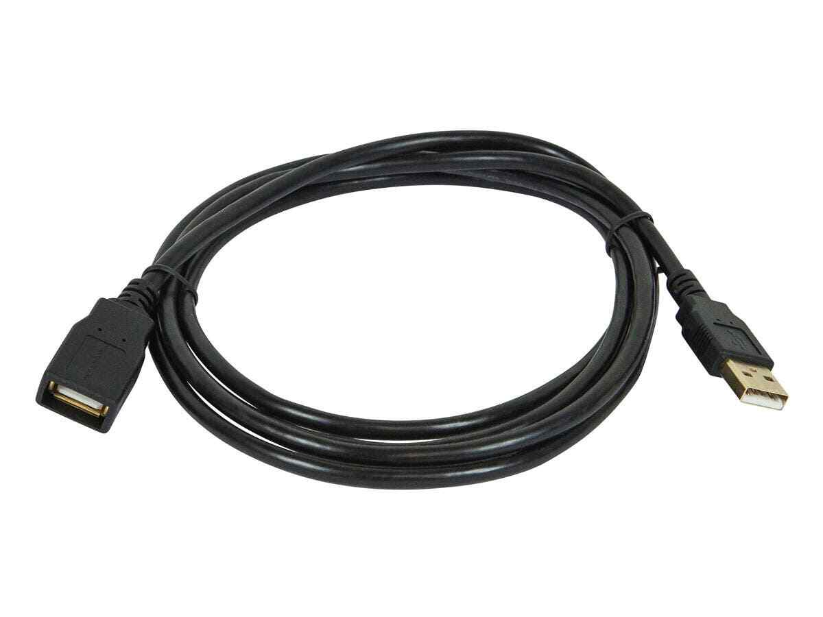 [Lot of 10] 3ft/36" USB 2.0 Extension A Male Female MF Gold Extension Cables