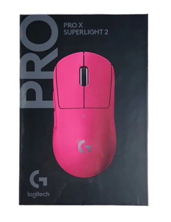 NEW & SEALED Logitech G PRO X Superlight 2 Wireless Mouse - Magenta