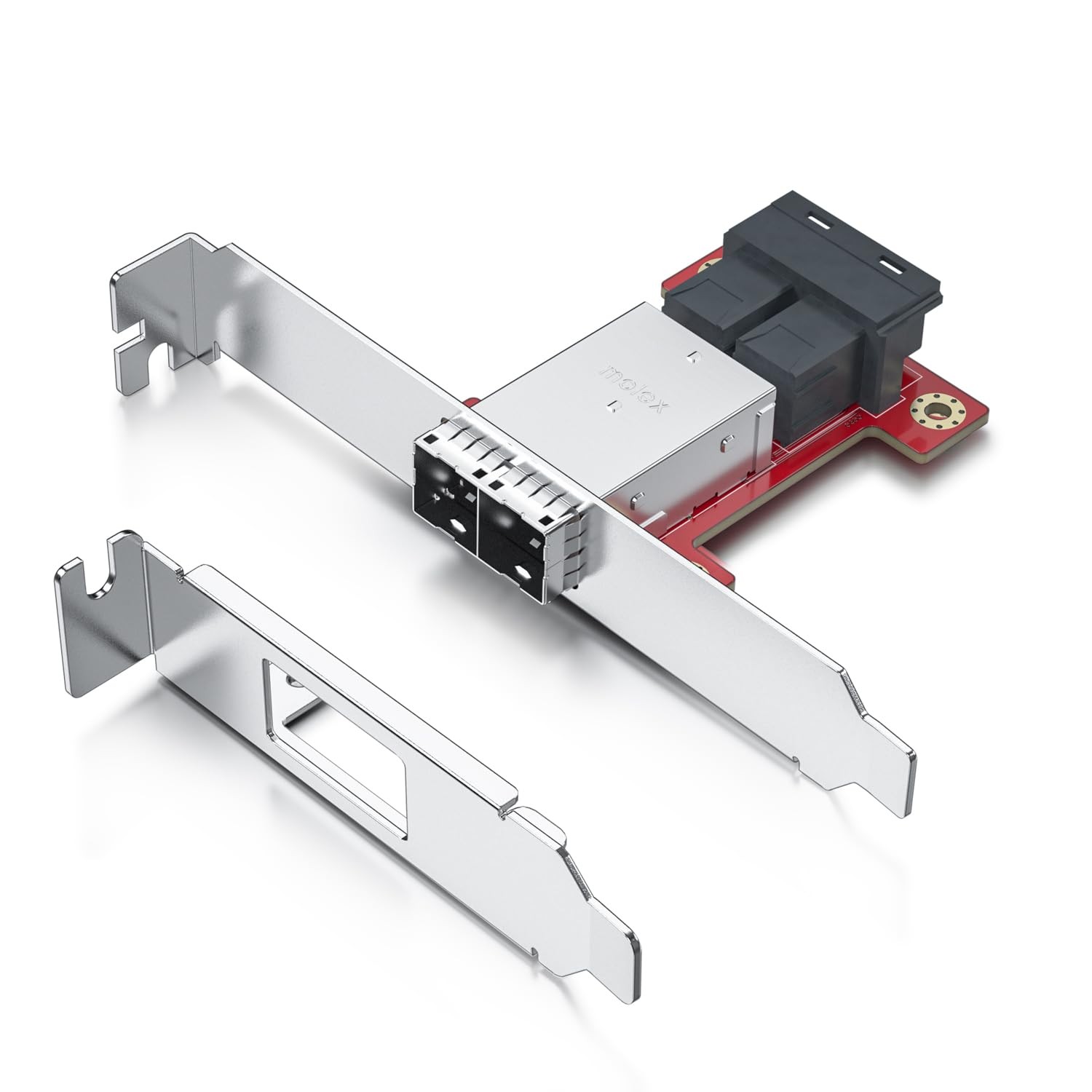 Dual Port Mini SAS Adapter SFF-8643 to 8644 PCIe 3.0 SAS Host Bus Adapter Card