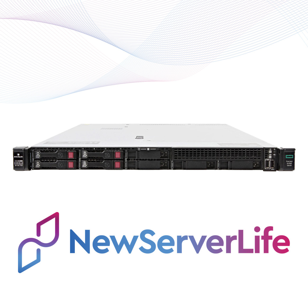 HP ProLiant DL360 Gen10 8SFF 2x Gold 6126 2.6GHz =24 Cores 64GB P408i-a 4xRJ45