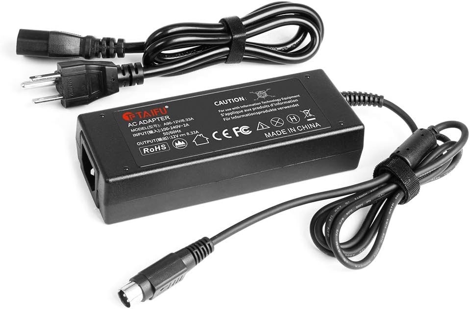 TAIFU 4-Pin 12V 8.33A - 9A Power Adapter for Synology Disk Station PACK OF 2