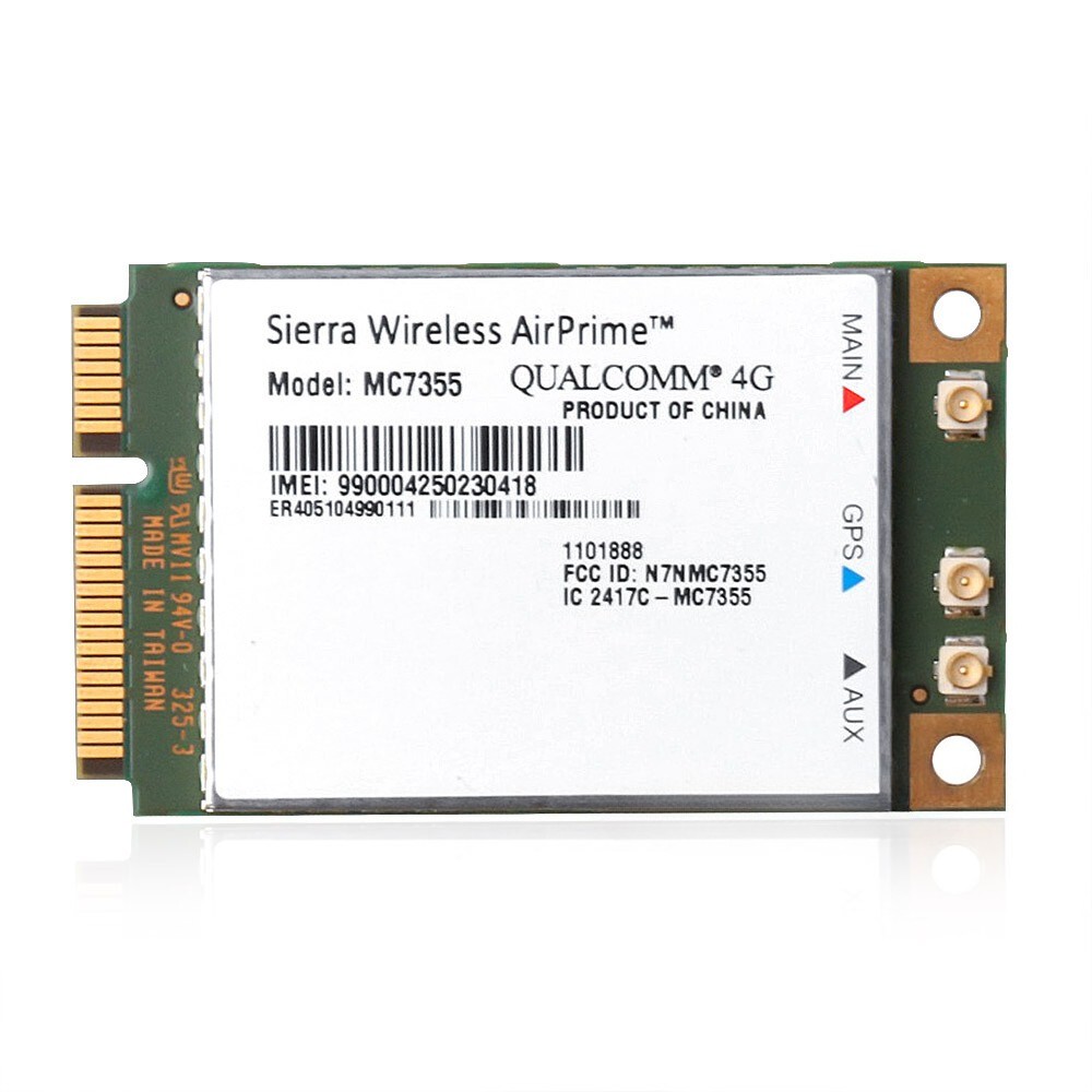 Sierra Wireless AirPrime MC7355 AT&T 4G LTE/HSPA+ 100Mbps PCI-E Module WWAN Card
