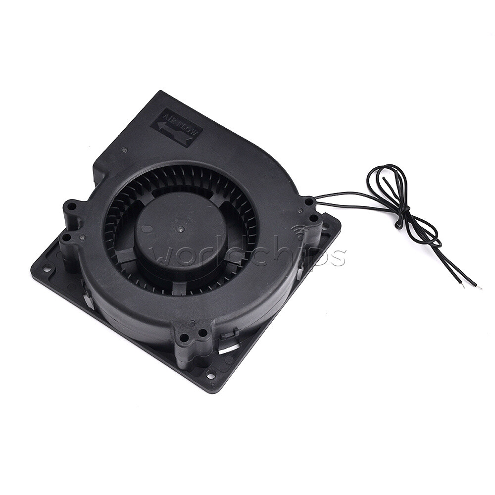 EC12032 110V-240V Ball Lead Turbo Blower 12cm High Speed Industrial Cooling Fan