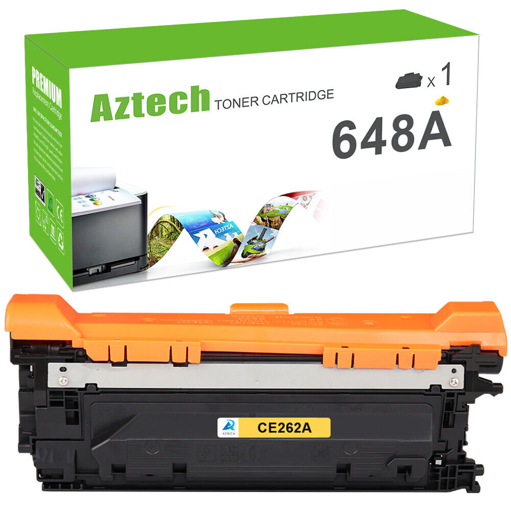 1PK Yellow CE262A Toner Cartridge for HP 647A Laserjet CP4525n CP4025n CP4525dn