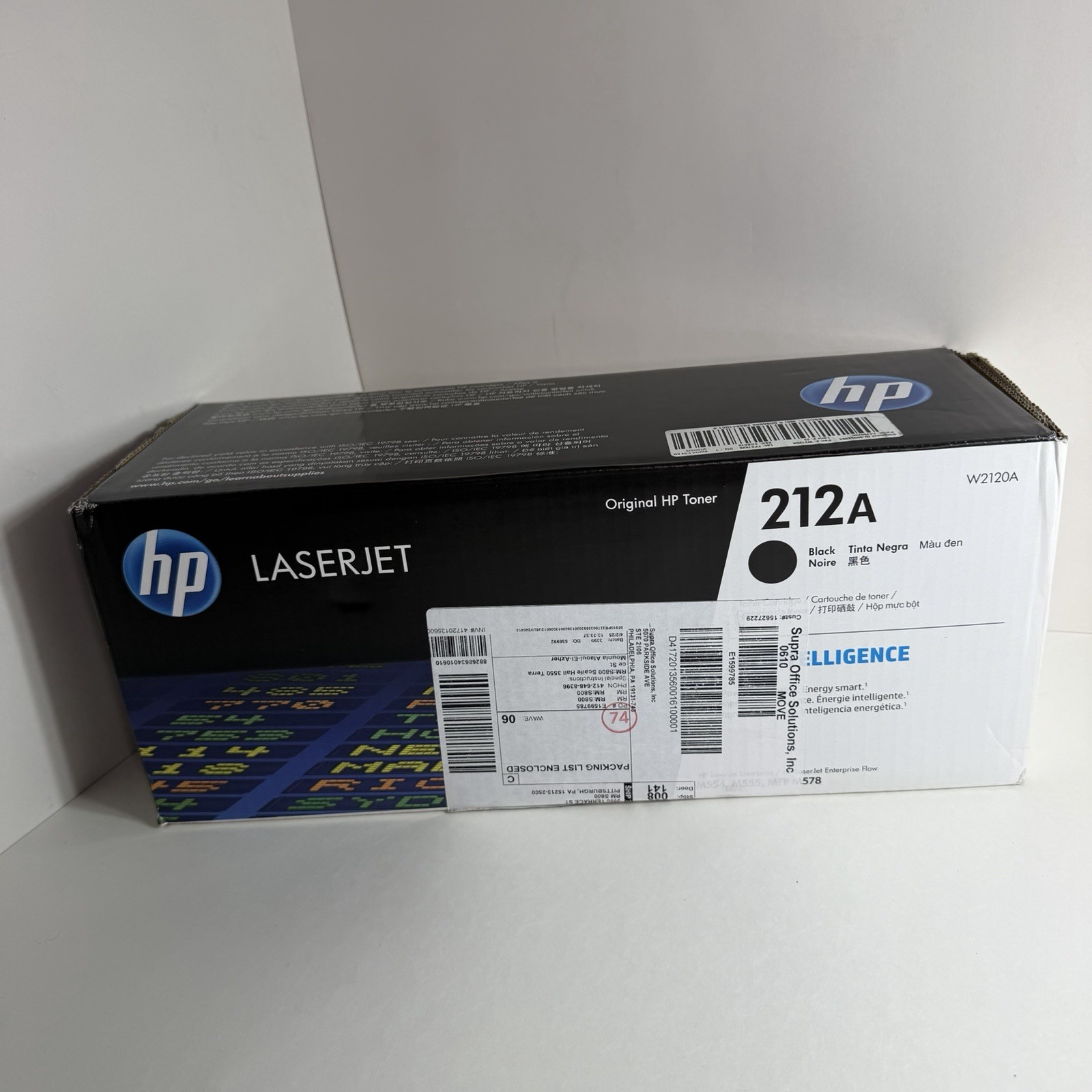 HP 212A Black Original Toner Cartridge W2120A Genuine New Sealed