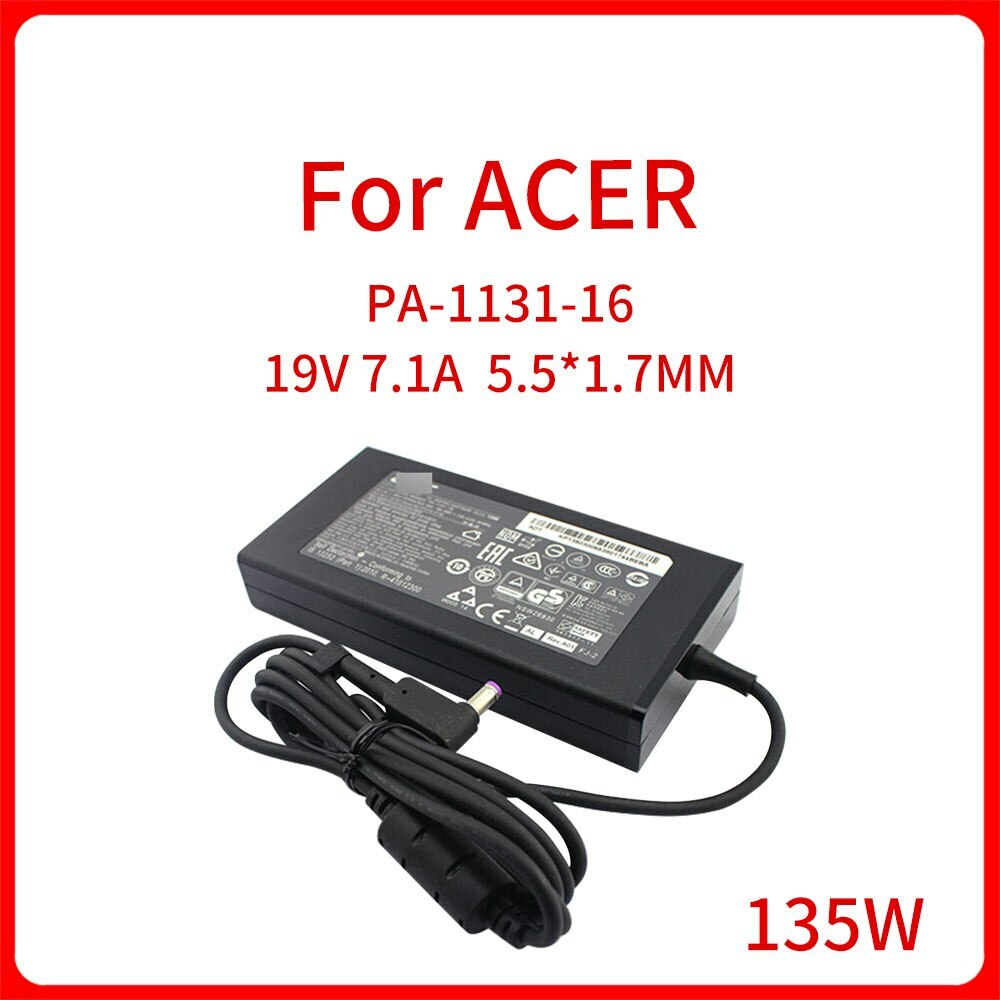 New Original 135W 19V 7.1A PA-1131-16 AC Power Adapter for ACER NITRO 5 AN515-52