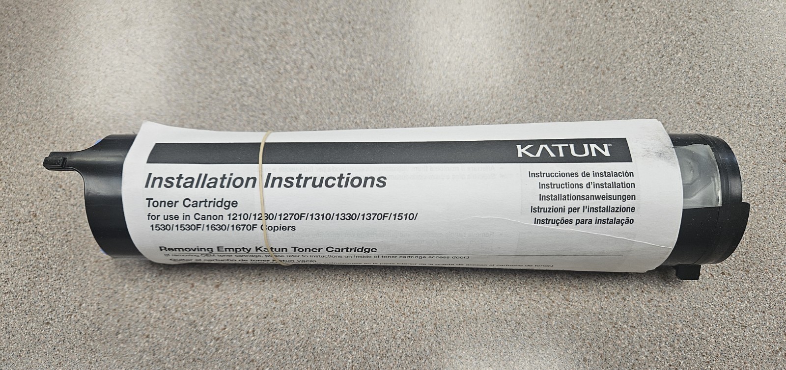 New Katun Black Toner Replacement Cartridge 23649 For Use in some Canon Copiers