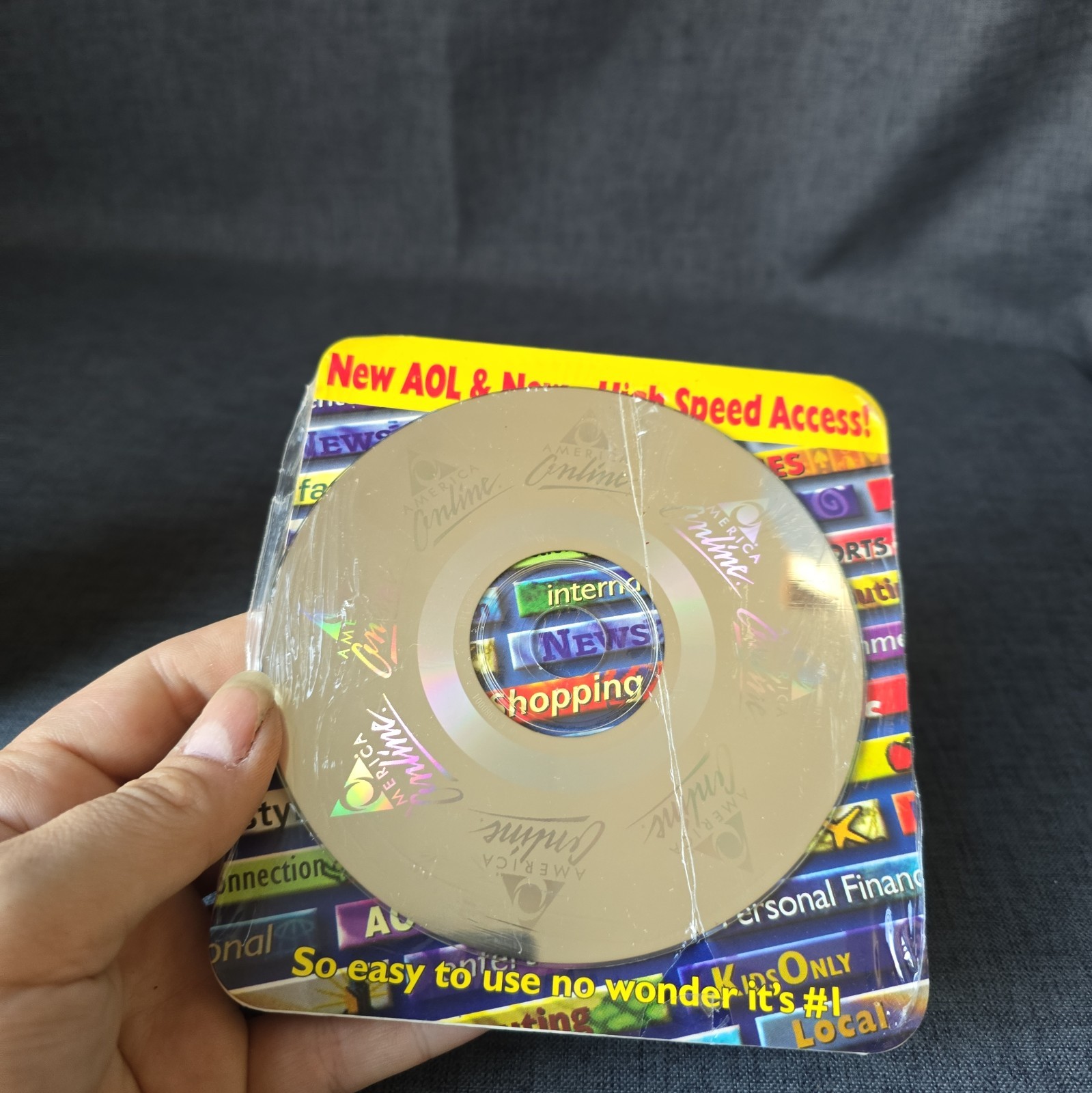 America OnLine Sealed Original disk from 1990s. Novelty/Historical/Collectors CD