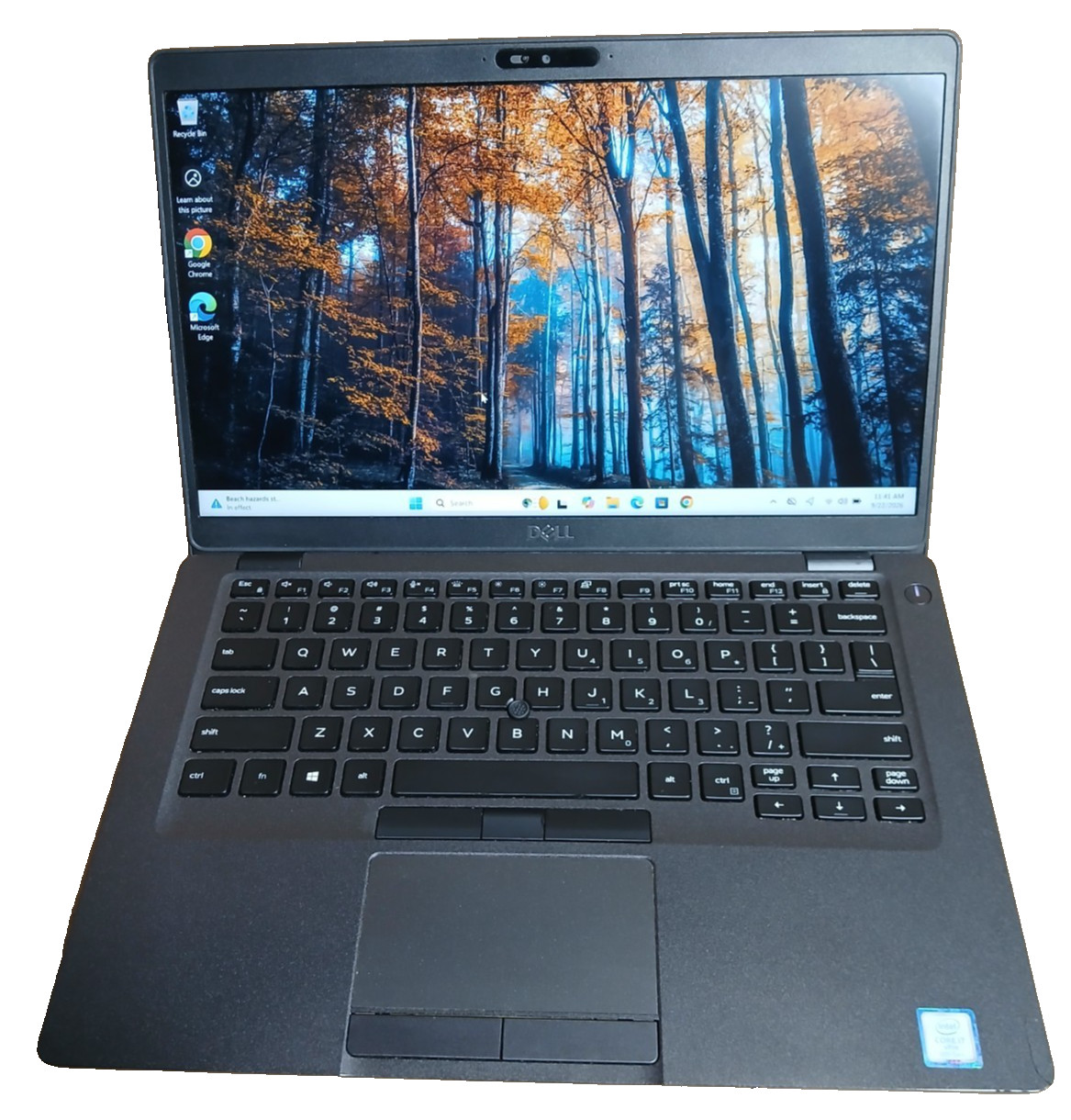 dell latitude 5401, intel core i7-9850H, 2.59 GHz, 16gb, 256 nvme storage.