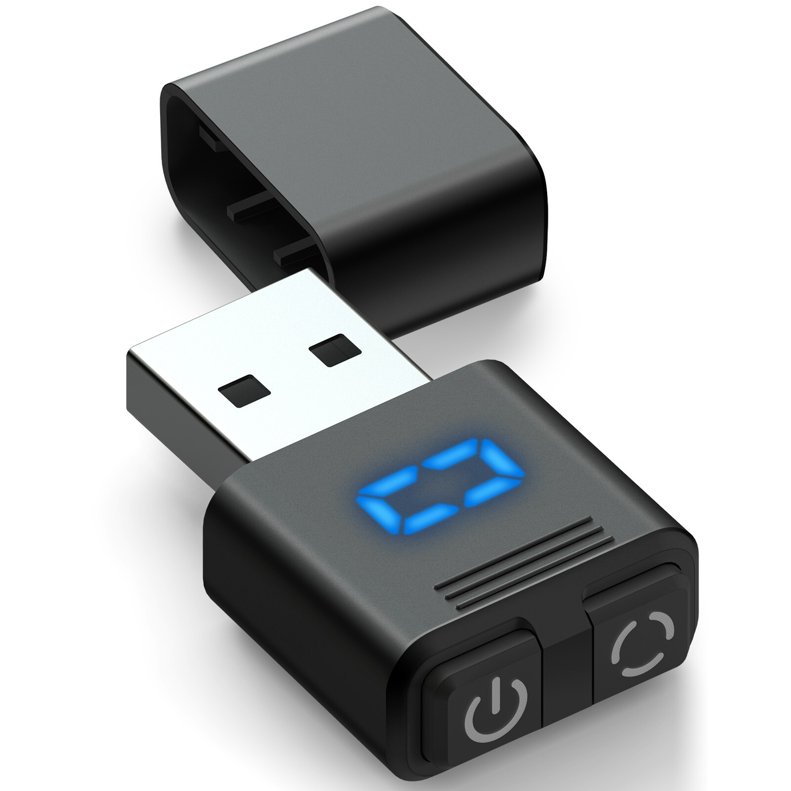 Vaydeer USB Mouse Jiggler Tiny Undetectable Mouse Mover with Separate Mode