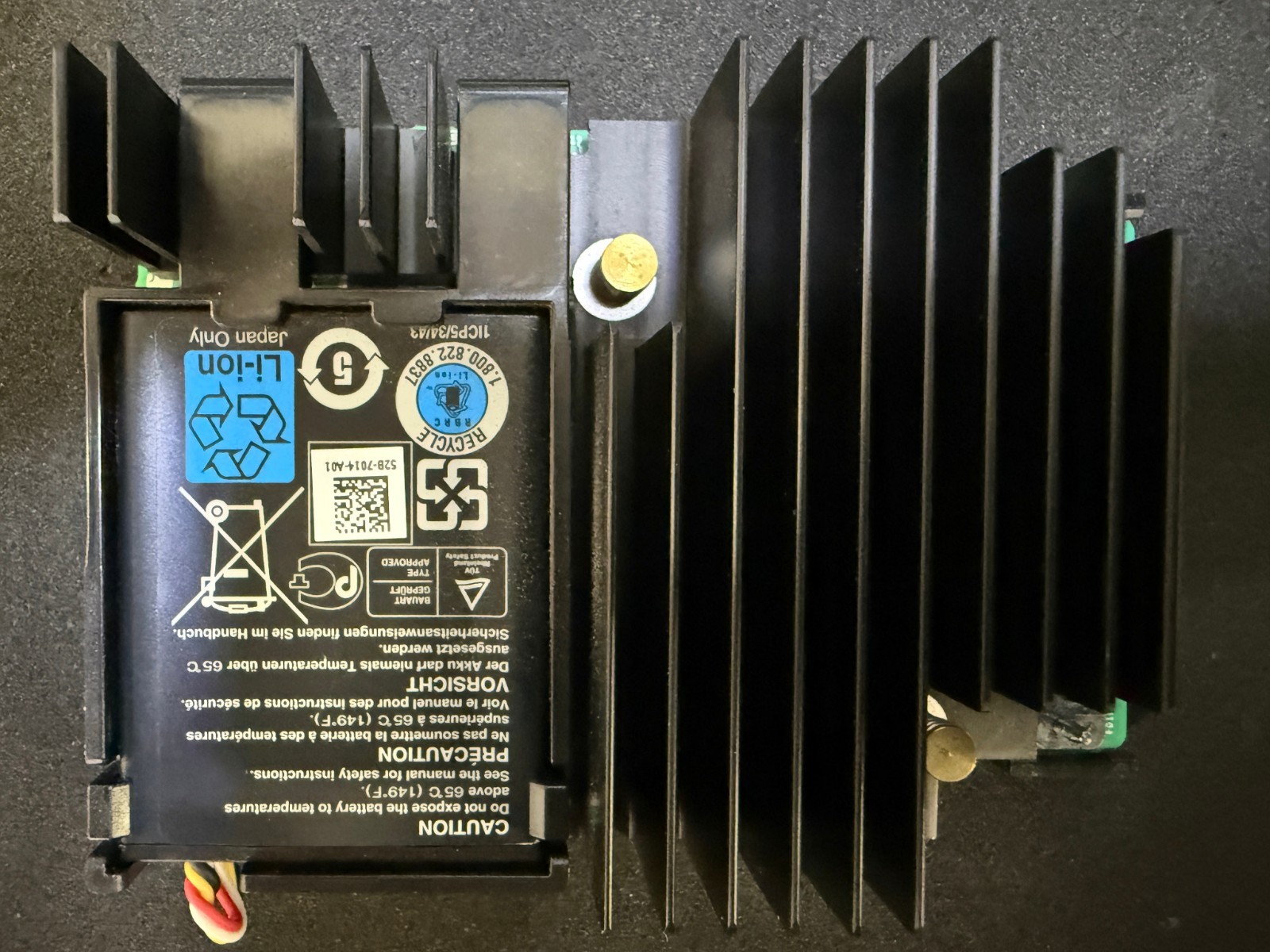 Dell KMCCD PERC H730 Mini Mono 1GB 12Gb/s SAS RAID Controller Tested New Battery