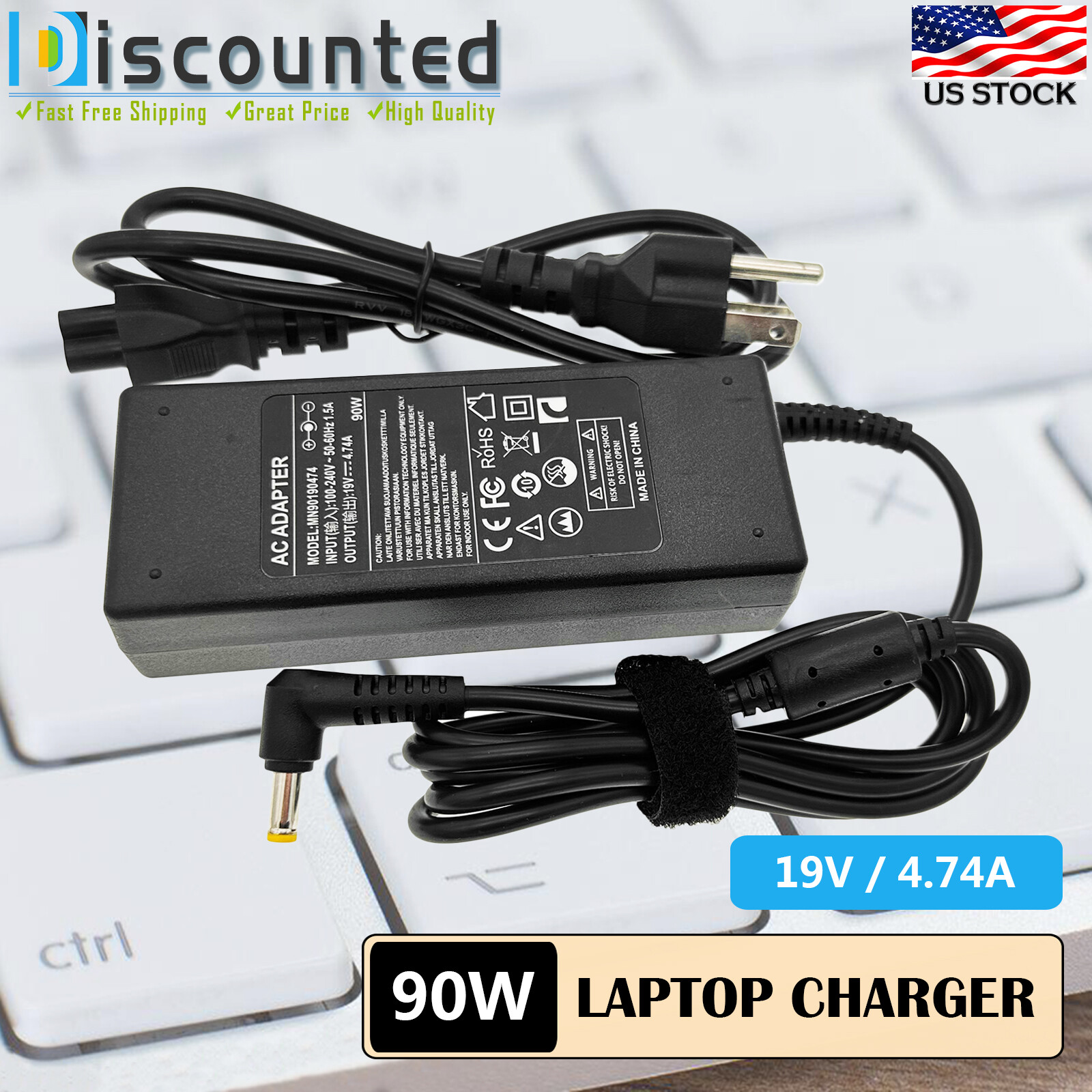 AC Adapter Adapter Charger For Acer Aspire Z3-615 Z3-710 Z3-715 ZC-605 ZC-700