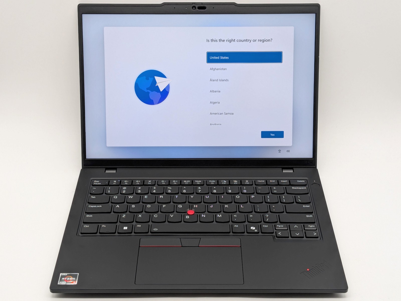 Lenovo ThinkPad L14 Gen 5 14" FHD+ RYZEN 5 PRO 7535U 256GB 16GB W11 Pro US/EN