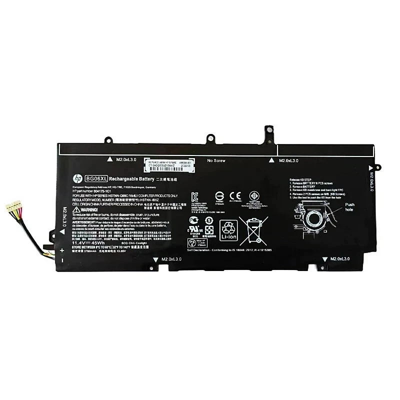 Original BG06XL Battery for HP EliteBook 1040 804175-1C1 805096-001 805096-005