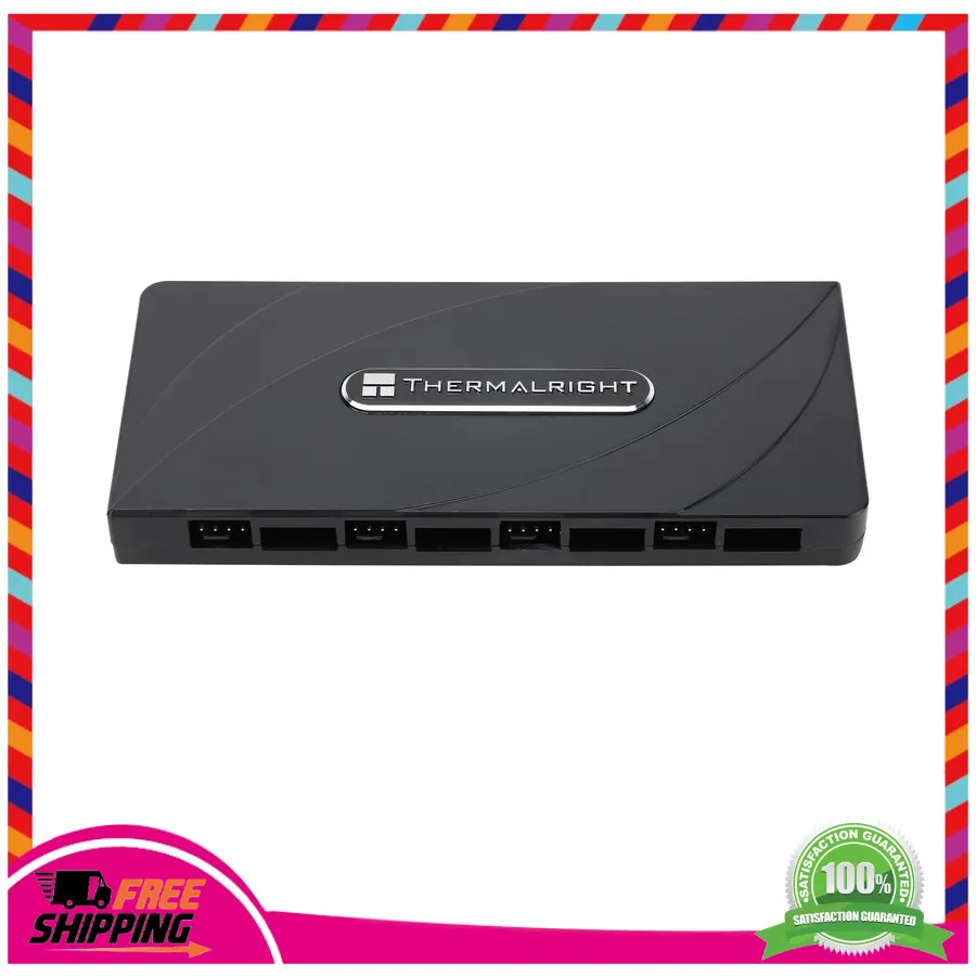 Thermalright 8 Port ARGB and PWM Fan Hub Controller SATA Power PC Case Cooler