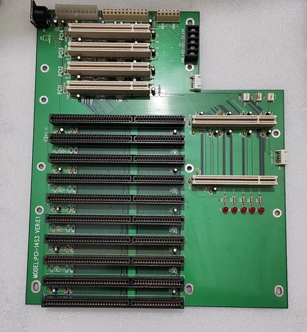 PCI-14S3 VER: E1    Industrial Base Board IEI