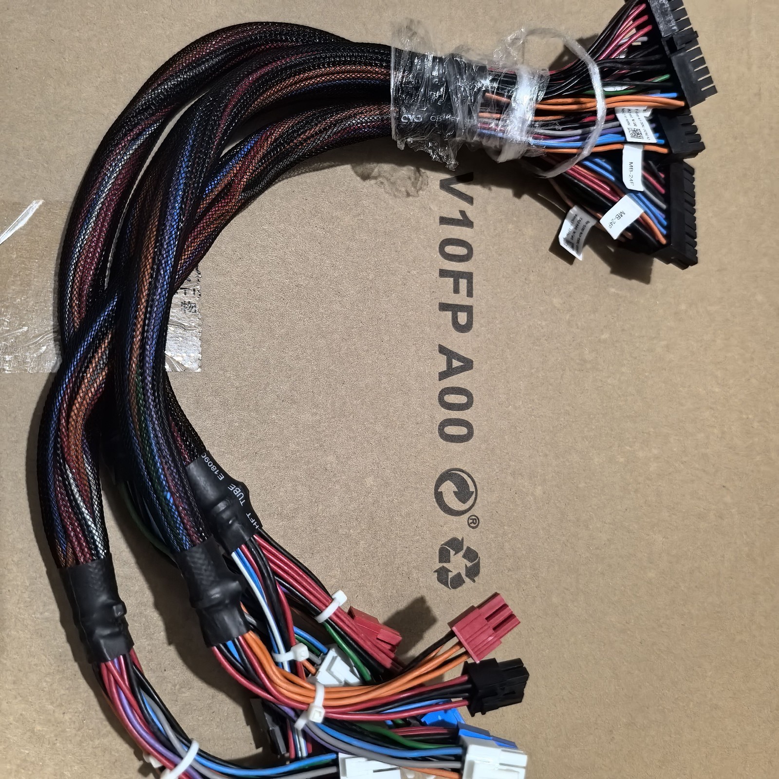 1pcs for Dell A51 R2 R5 Large Triangle Module 24PIN Power Supply Cable 4V2VJ 